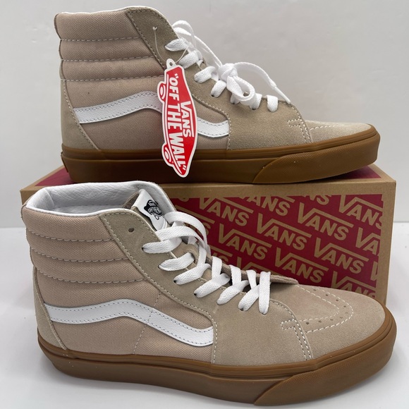 Vans Shoes - Vans WMNS Sk8-Hi
Humus/Gum Sneakers
VN0A38GEVS8
High-Top Sneakers in Beige